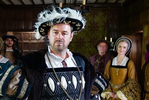 Danny Dyer in tudor dress in the BBC show Danny Dyer's Right Royal Family