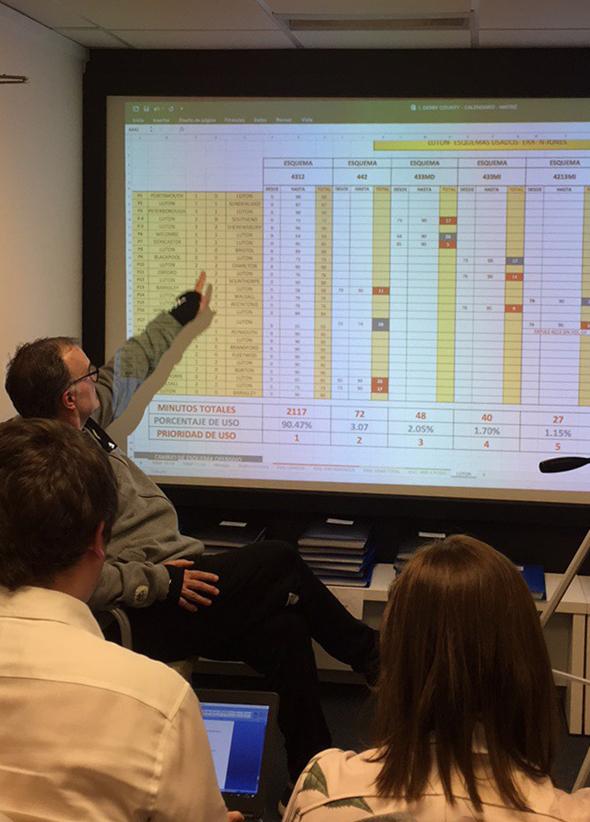 Marcelo Bielsa gave an in-depth presentation of his scouting work to journalists