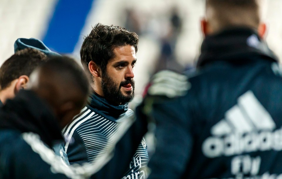 The midfielder is yet to start a La Liga game under Santiago Solari