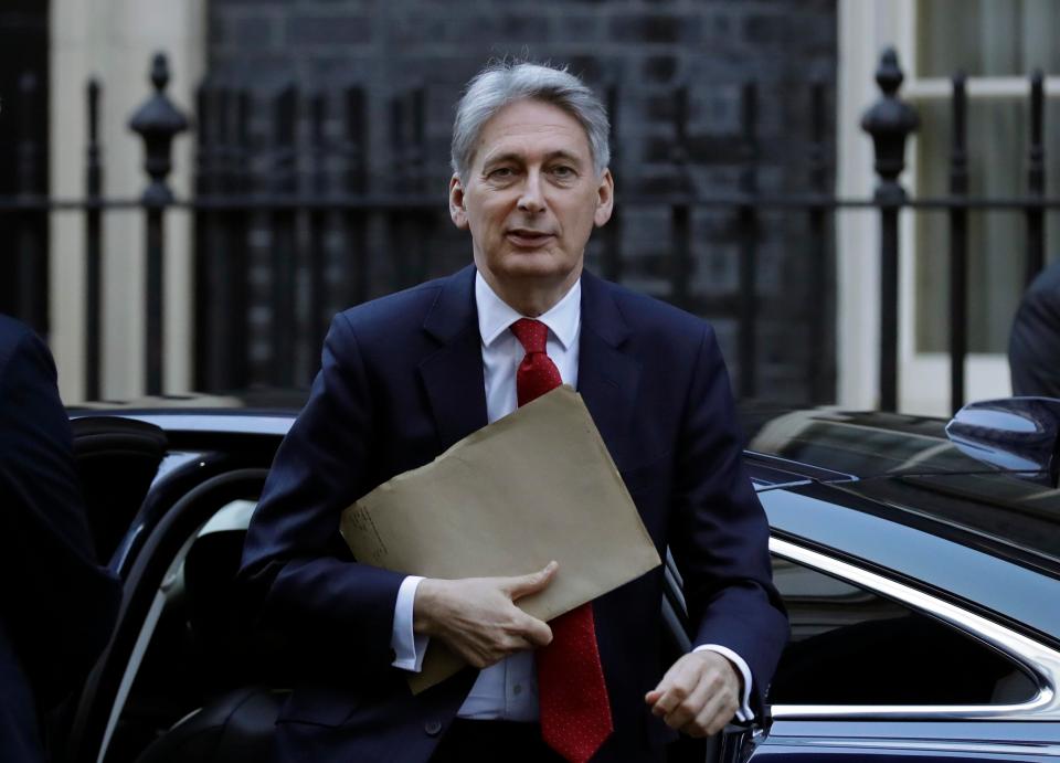  Philip Hammond has been branded a 'traitor' for telling business chiefs the 'threat' of a No Deal could be stopped