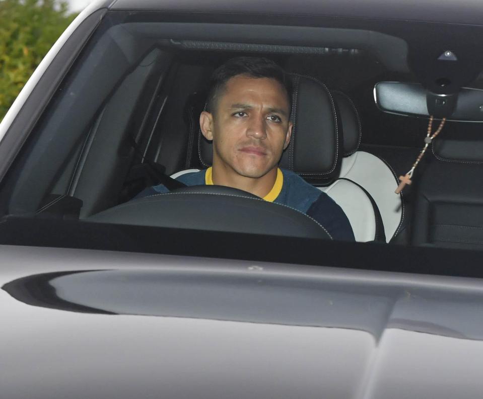  Alexis Sanchez is hoping to get a recall to the first XI this weekend - he might look a bit happier about it