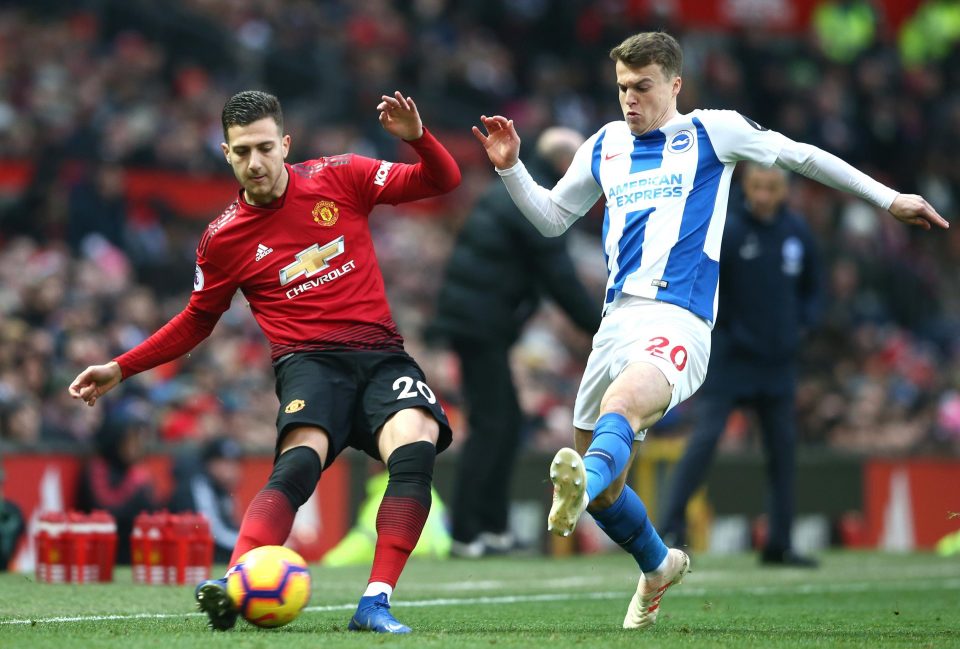  Diogo Dalot got a late start after Luke Shaw was taken ill in the warm-up