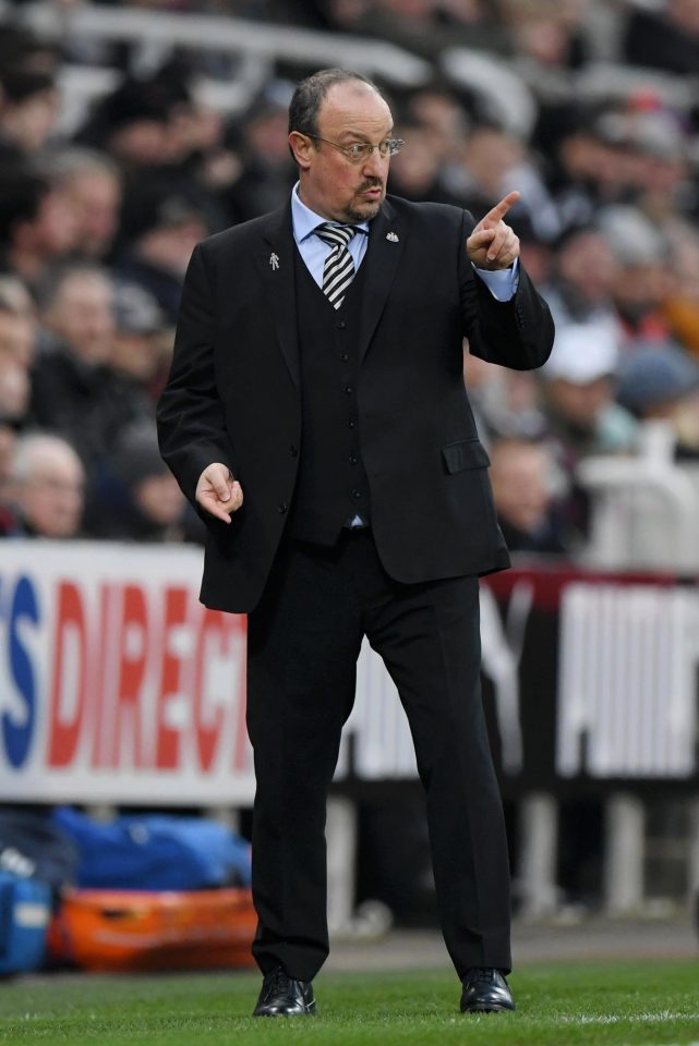  Rafa Benitez's team had gone seven games without a win