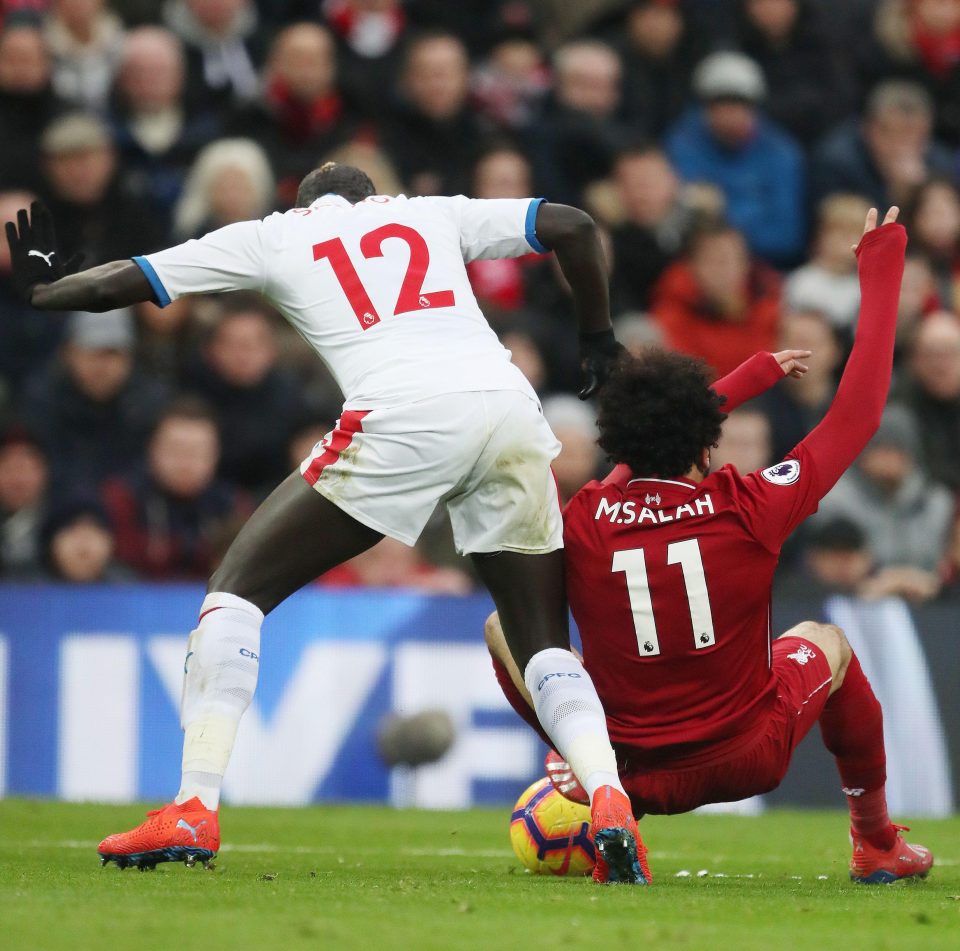  Mohamed Salah was criticised last week for his dive against Crystal Palace