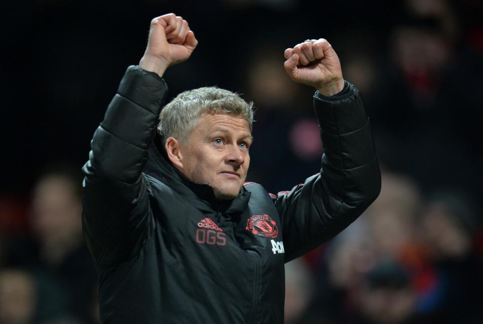  United's caretaker Ole Gunnar Solskjaer is competition for Poch