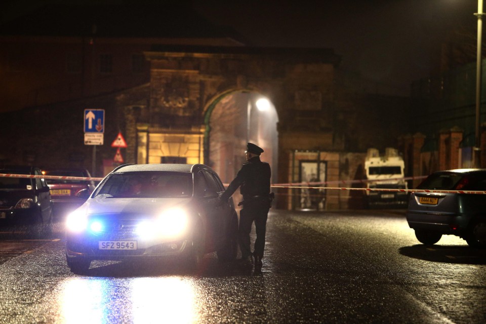 Police sealed off the area and evacuated pubs and homes