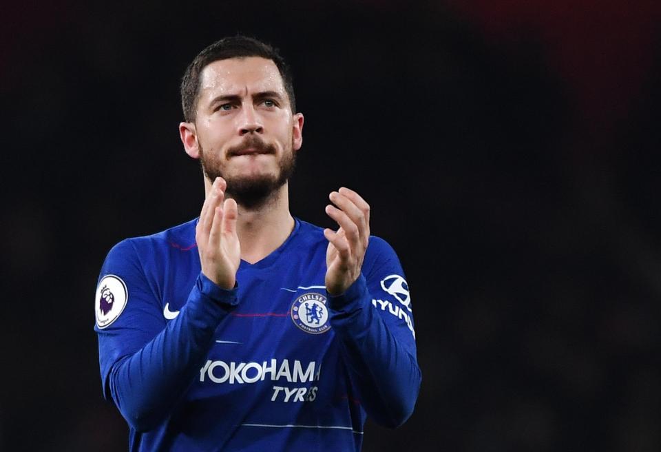  Eden Hazard is ODDS-ON to join Real Madrid this month