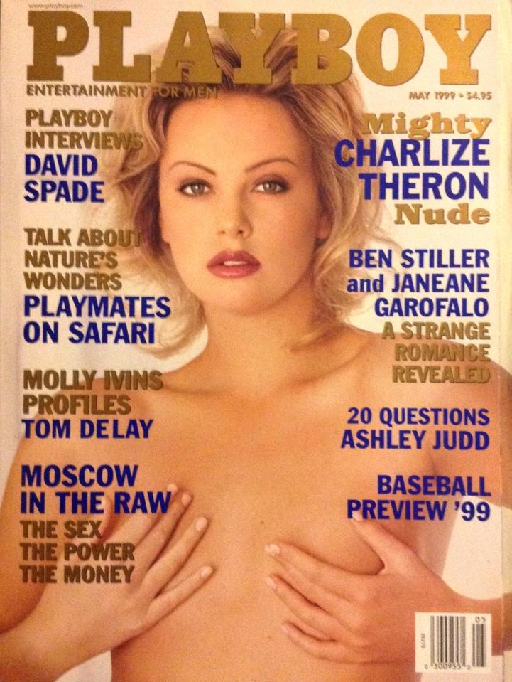  Charlize was the cover star of Playboy in 1999