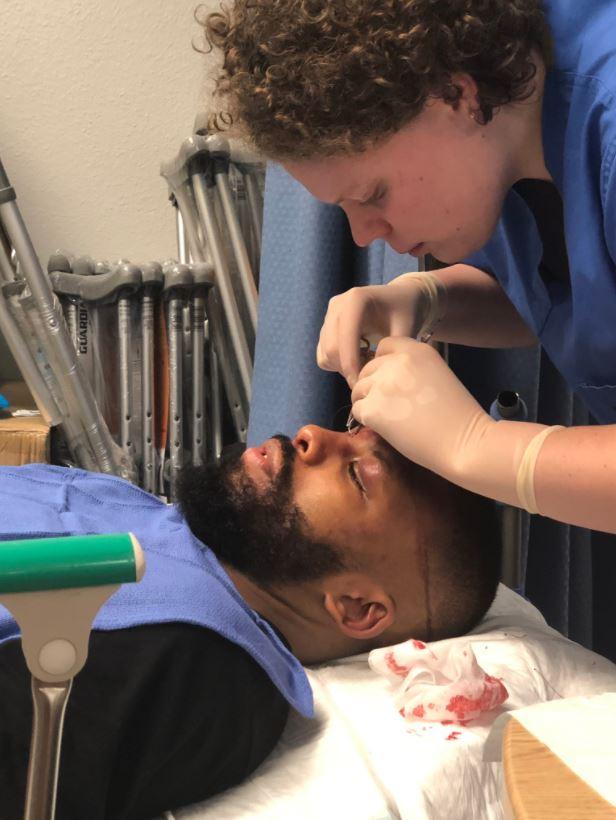  Badou Jack paid tribute to victor Marcus Browne - then went off to get stitched up