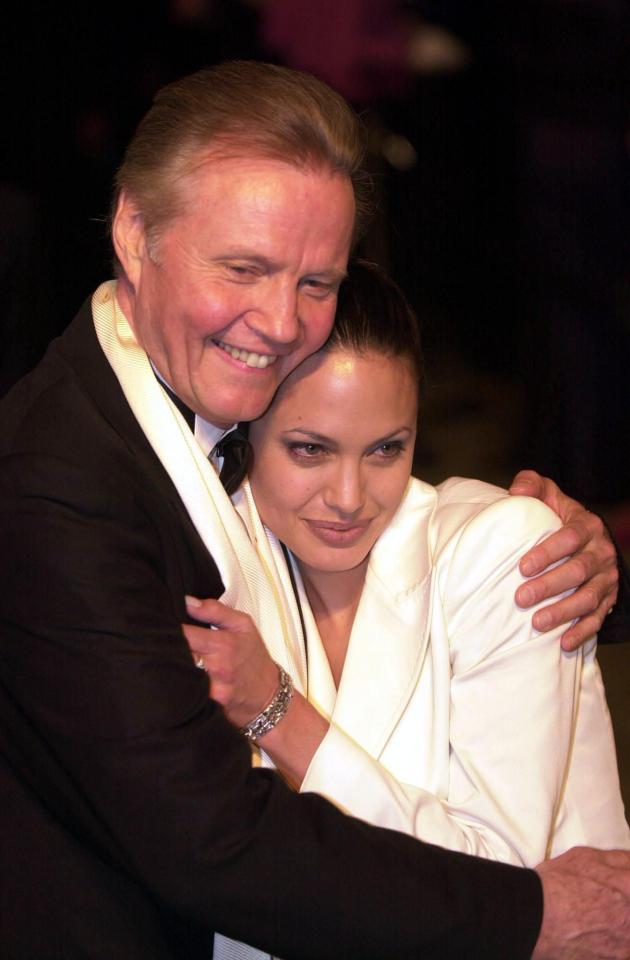  Angelina Jolie and her father Jon Voight