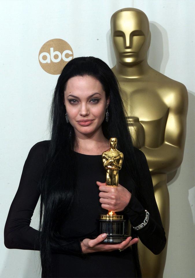  Jolie bagged the award for Best Supporting Actress for Girl, Interrupted