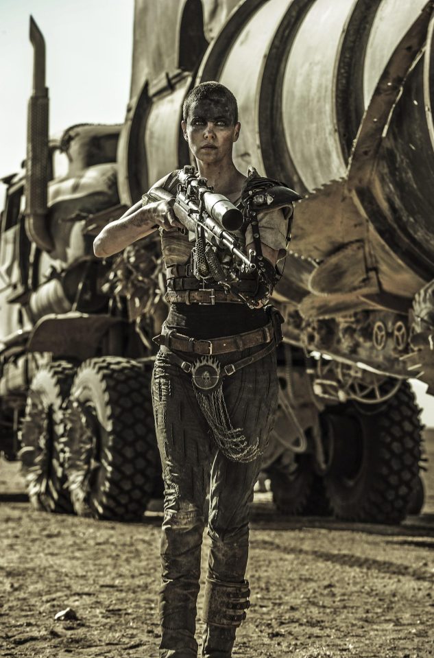  Charlize as Furiosa in Mad Max: Fury Road