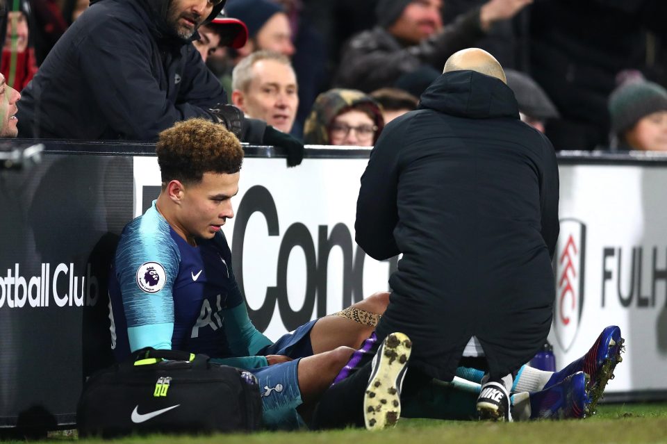  Mauricio Pochettino confirmed Dele Alli had a hamstring problem