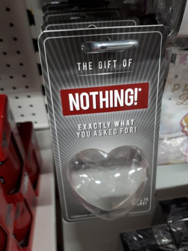  Poundland shoppers can pay £1 for its "Gift of Nothing" which some say it a waste of plastic