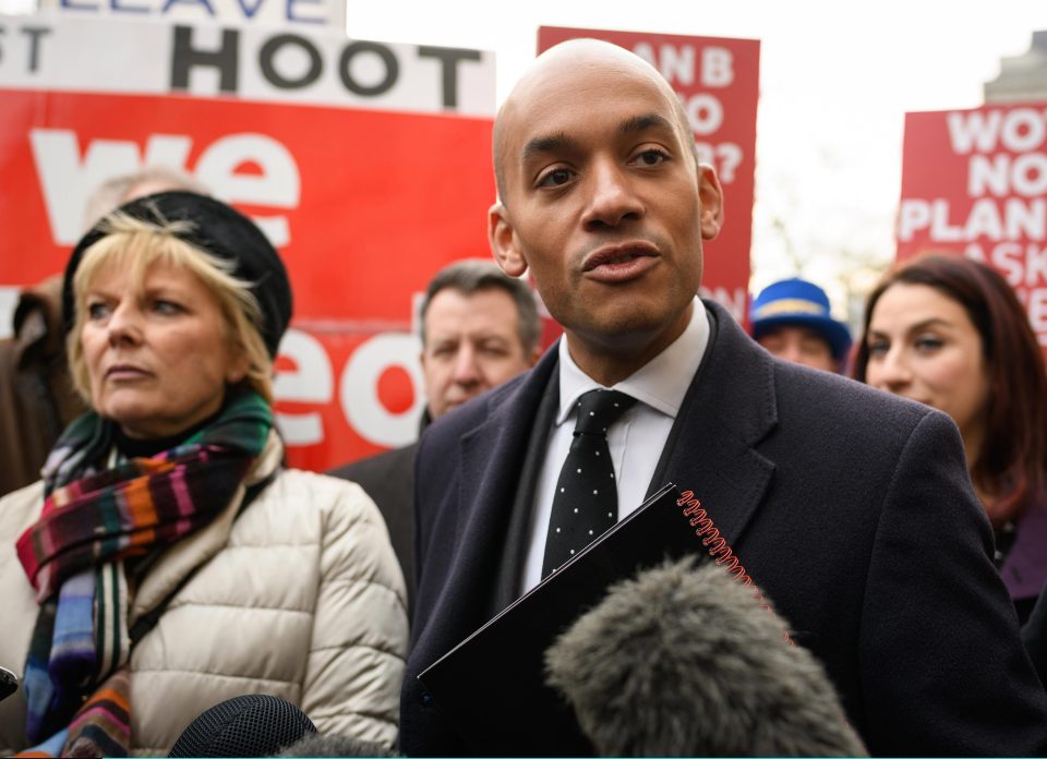  Chuka Amuna and Anna Soubry were among MPs who visited the Cabinet Office