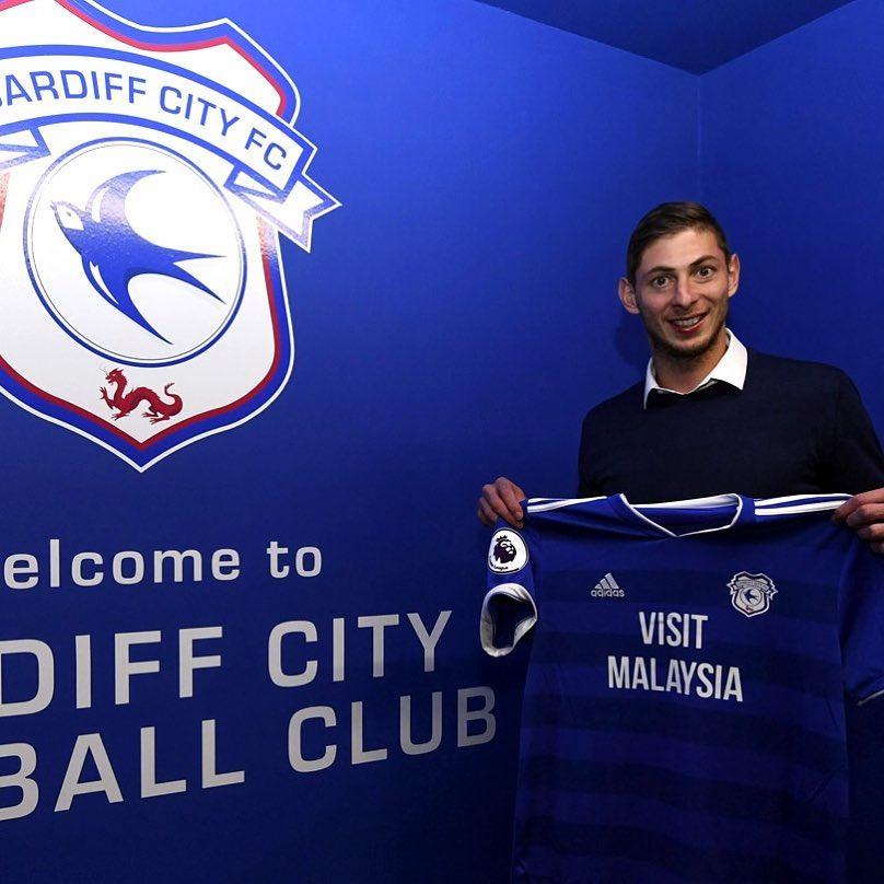  Sala had just signed with Cardiff City FC