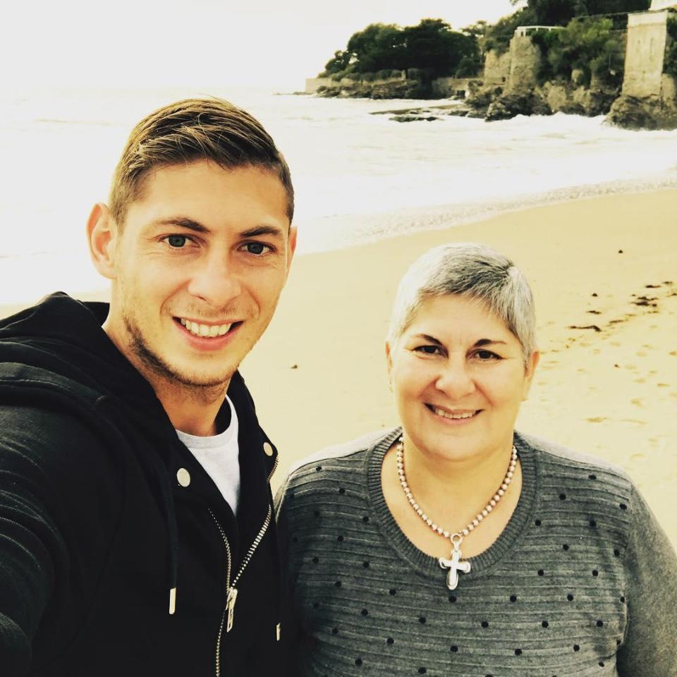  Sala shared this touching picture on Instagram with his mum