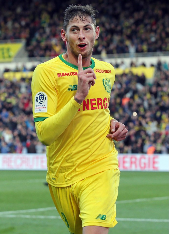 Emiliano Sala, 28, was a Cardiff City club-record signing when he transferred from French side Nantes