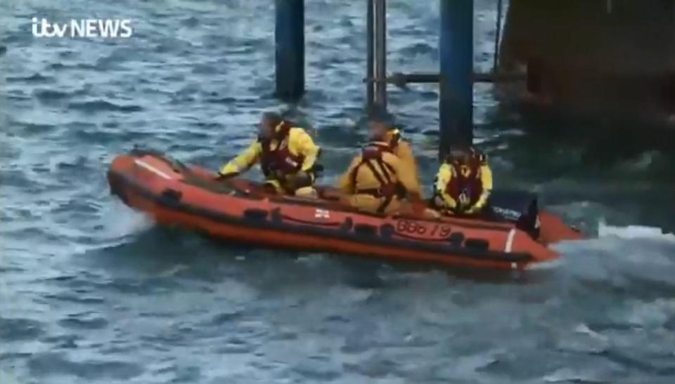  Search teams hunting waters north of Alderney in the Channel Islands for a plane carrying Cardiff City player Emiliano Sala