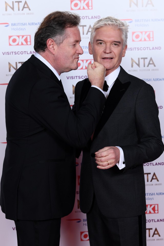 Piers couldn’t even hide his annoyance on the red carpet