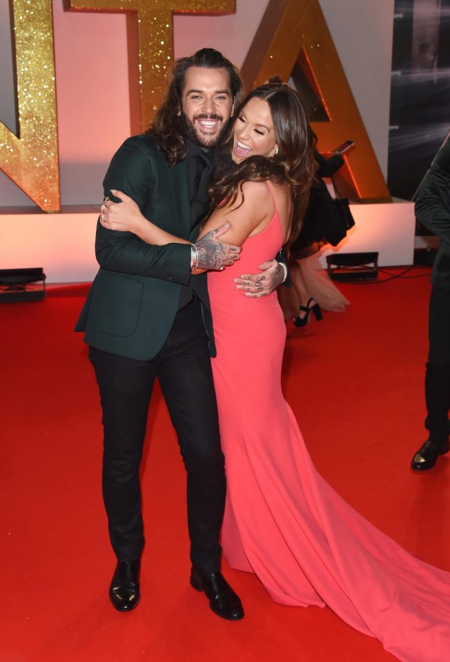  The pair shared a cuddle on the red carpet