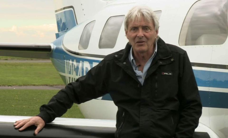  David Henderson, 60, (pictured) was meant to carry the Argentinian striker to Britain but he drafted in David Ibbotson, 59