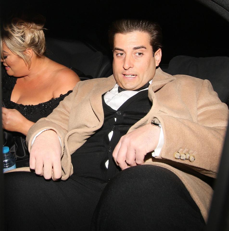  James Argent was ready to go home after the late-night party