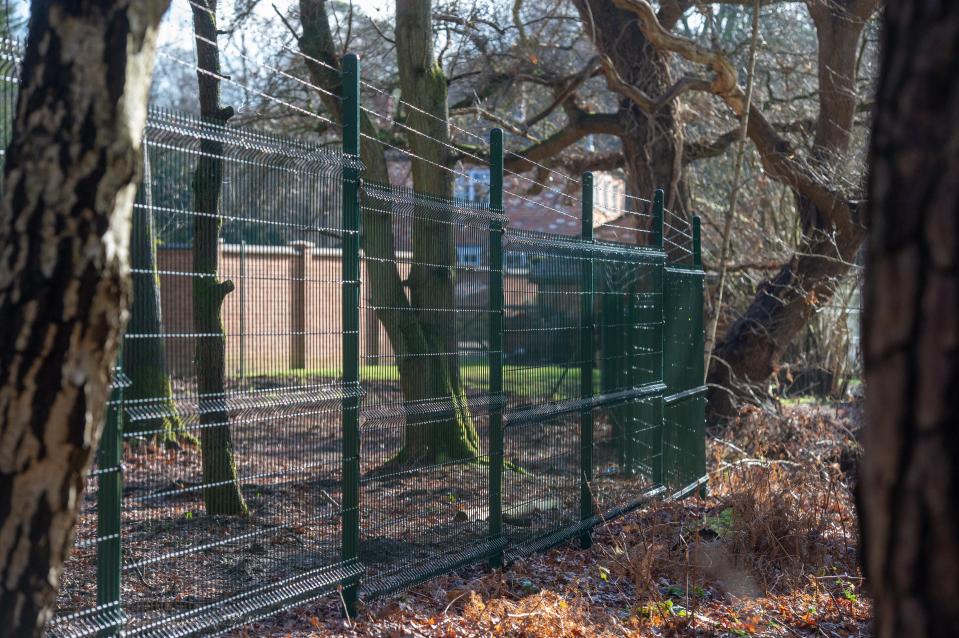  The fence sparked outrage from neighbours