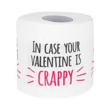  It's not a case of 'if' your Valentine is crappy with this novelty loo roll, £1, Poundland