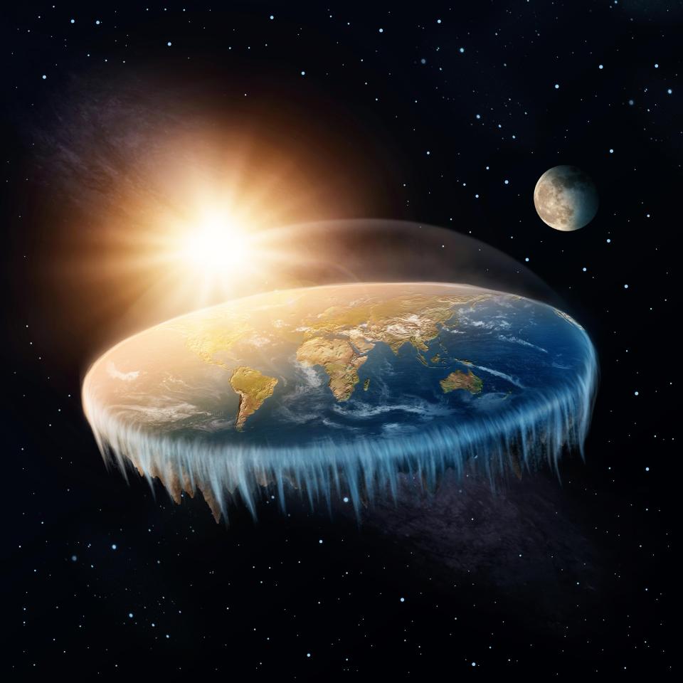  Some people believe the Earth is shaped like a disc