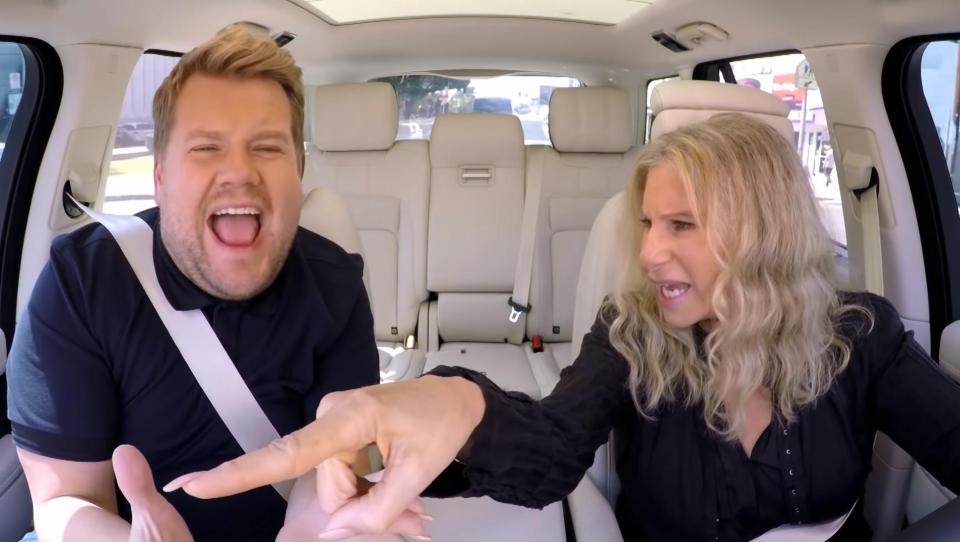  The megastar made sure that things were switched round for her appearance on Carpool Karaoke with James Corden