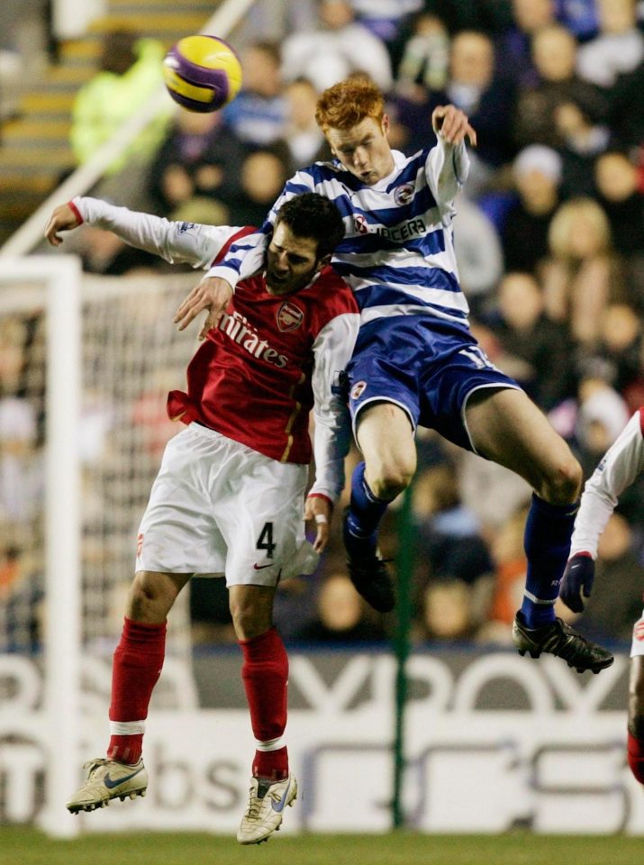  The incident happened at a game between Reading and Arsenal at the Emirates (not pictured)