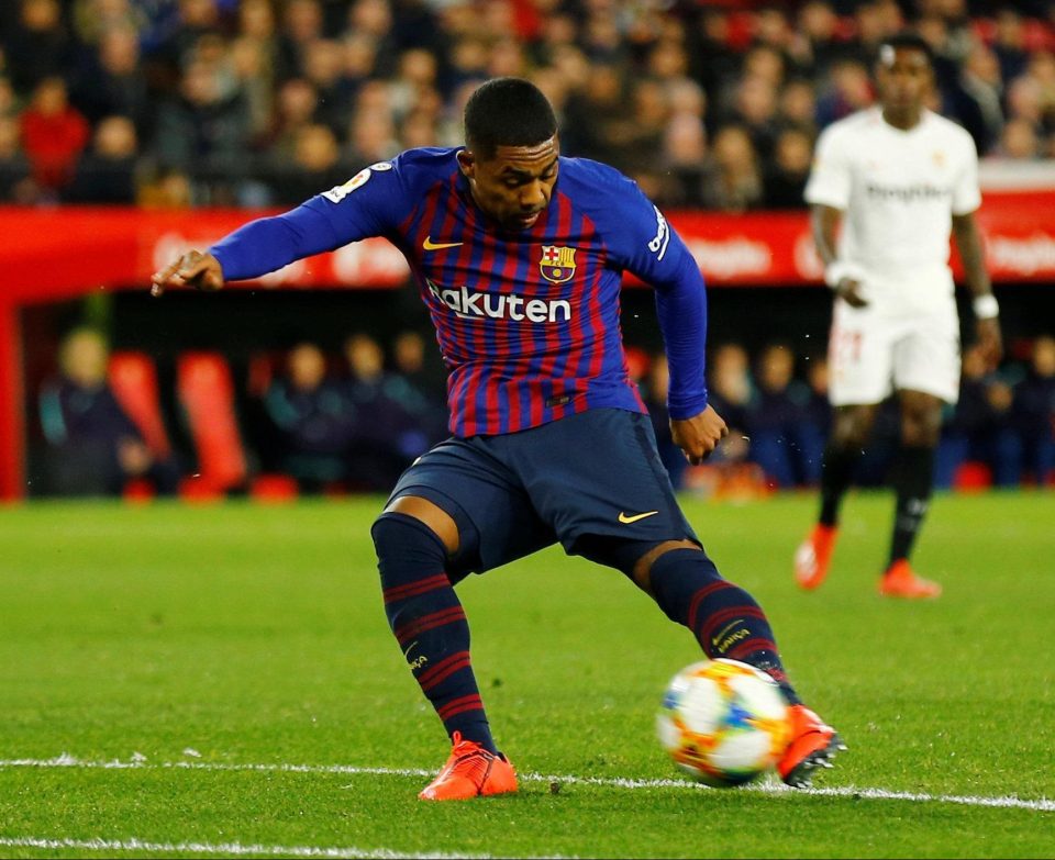  Former Bordeaux and Corinthians star Malcom has only been at Barca since June