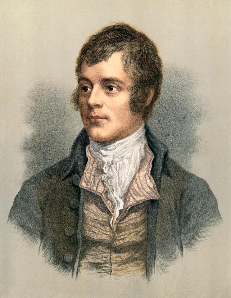 Rabbie Burns was a known lothario in his day and fathered 13 children from four different women