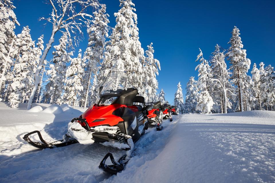  For less than £130 you can ride the Icelandic snow to the wondrous Lake Myvatn