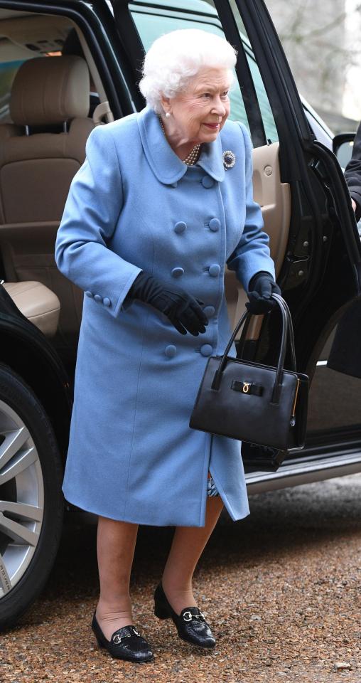  The Queen arriving at the Women's Institute