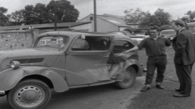  Archive footage of a previous car crash involving Prince Philip and Her Majesty has emerged