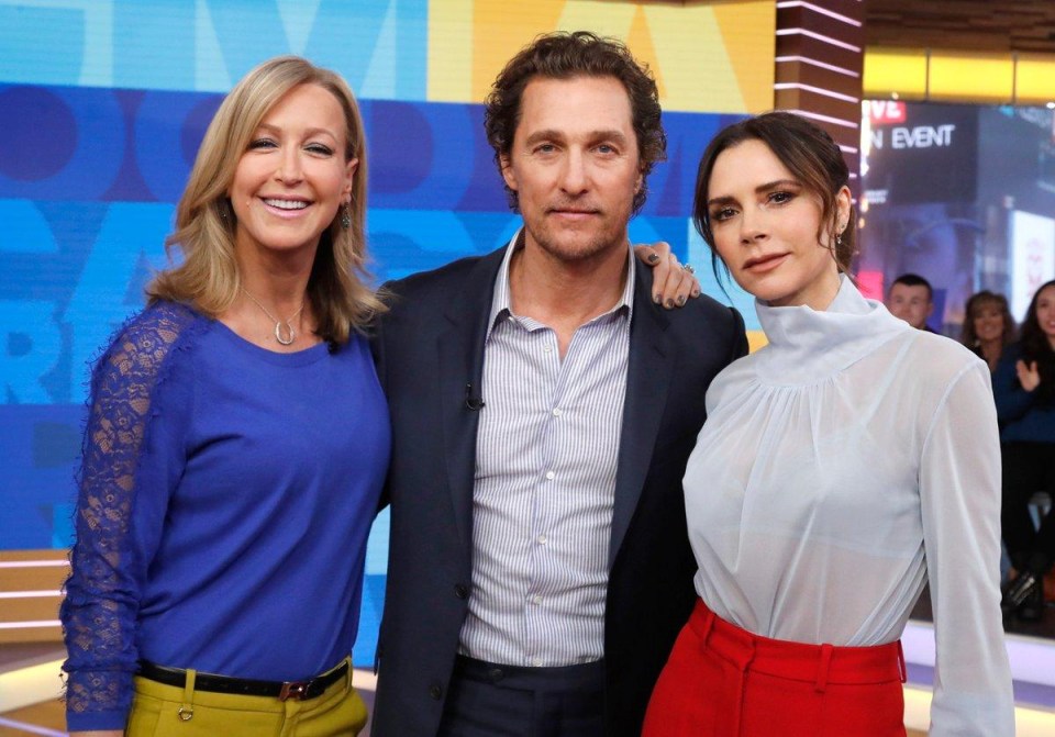 Victoria was on the show with actor Matthew McConaughey