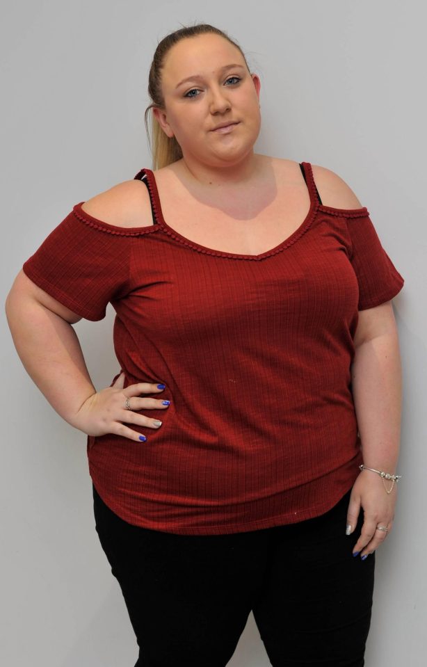  Amy is currently 17st 4lb and 5ft 2in — giving her a Body Mass Index of 44.5, which is classed as obese