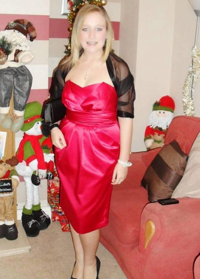  After going on medication Amy dropped from a size 18 to a 10, but her weight went up again after a bad break-up