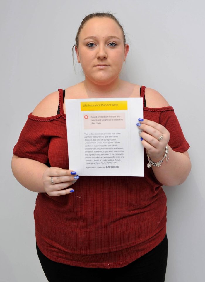  Amy suffers from an underactive thyroid, which has affected her wight in recent years