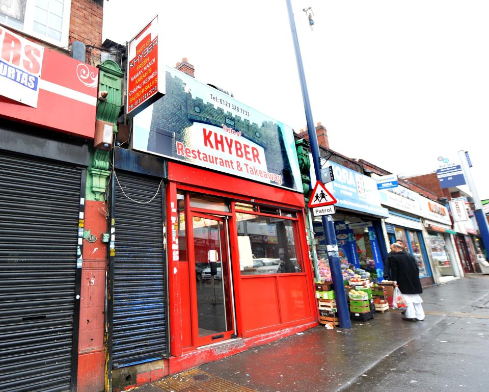  The Taste of Khyber takeaway, in Alum Rock, Birmingham had rodent droppings found in a dough mixer