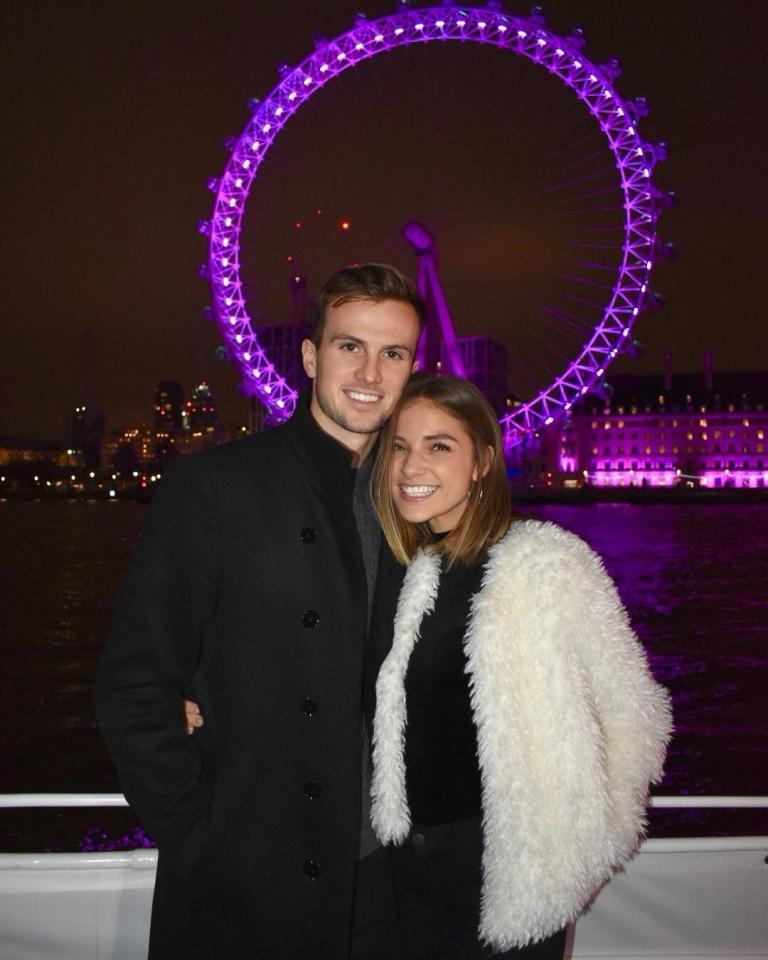  The Arsenal star and the American beauty went public with their relationship over Christmas