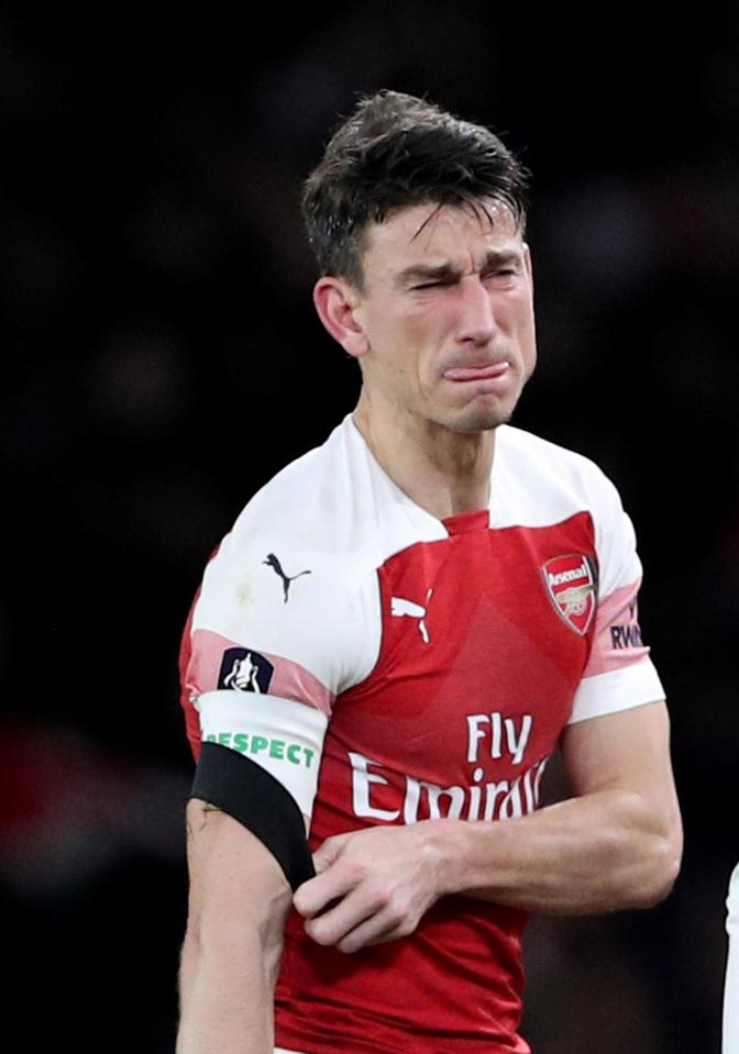  Arsenal captain Laurent Koscielny will miss the Cardiff game after injuring his jaw