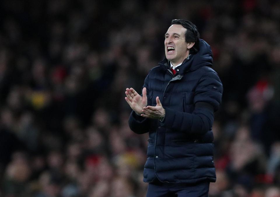  Unai Emery has been told there is no cash for permanent signings this January