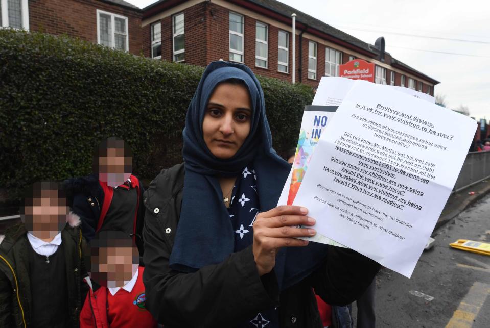  Fatima Shah claimed the school is teaching children 'it's OK to be gay' despite 98 per cent of students being Muslim