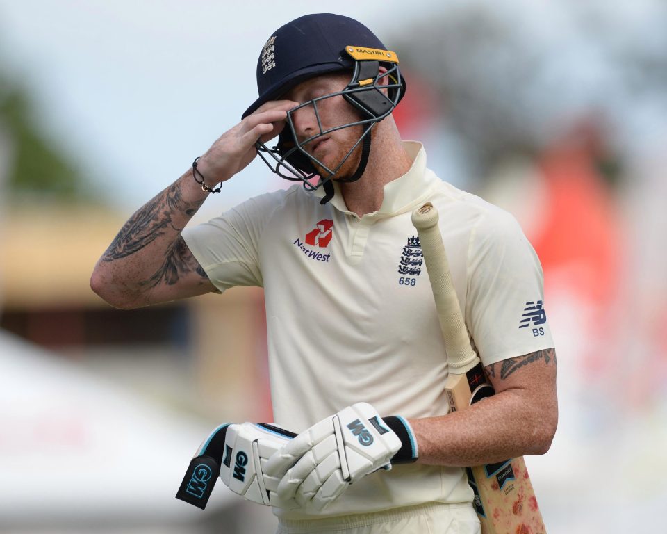  Ben Stokes was seen frustrated after he was dismissed on the fourth day