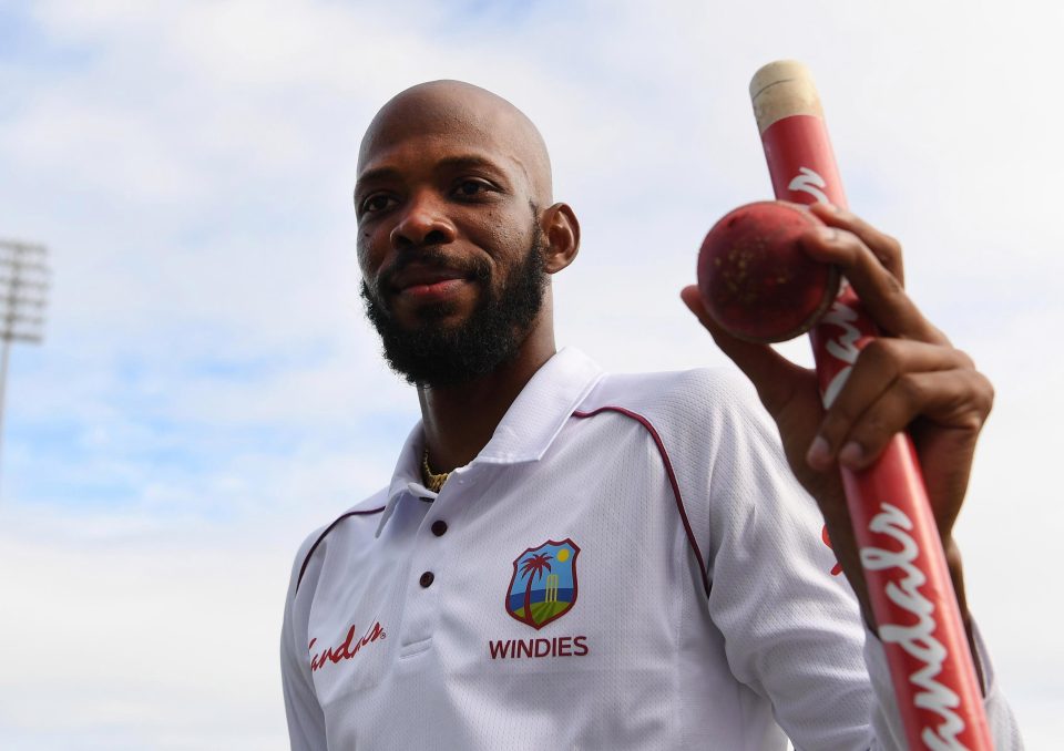  On the final day England were teased and tormented by the spin of Roston Chase, whose bowling average before this Test was 47