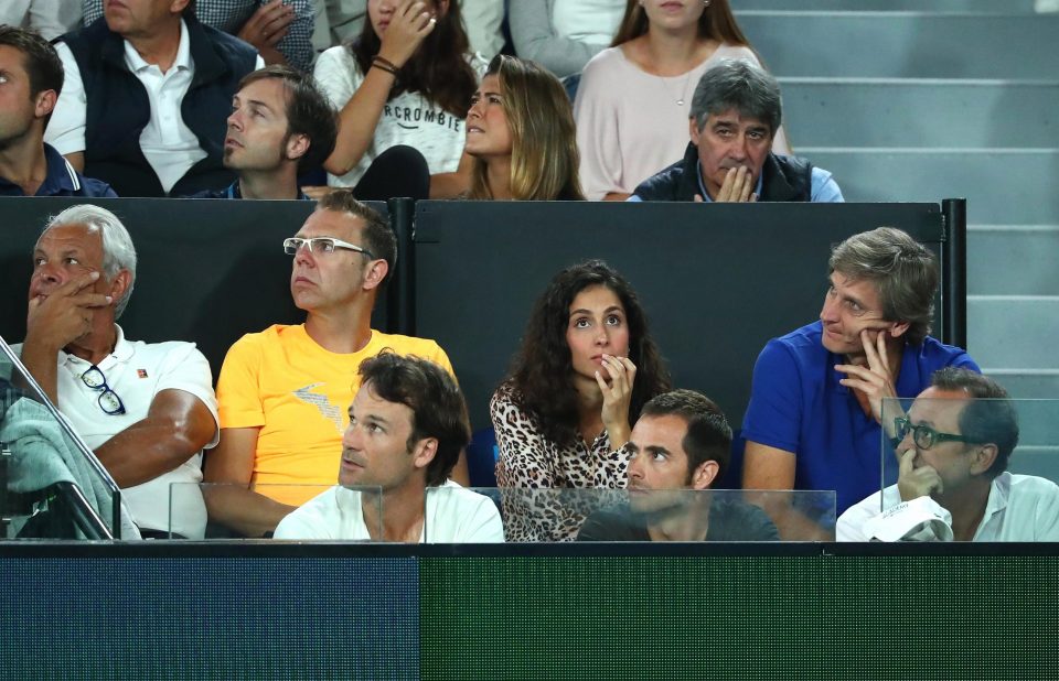  Mery was anxious watching Nadal lose in the final on Sunday