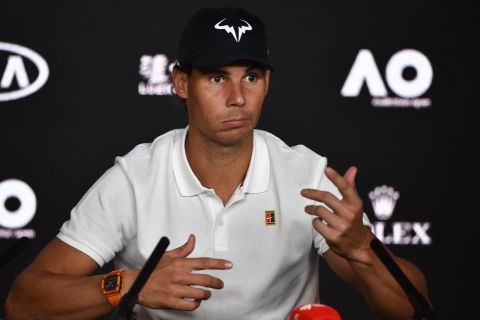  Nadal was at a loss to explain Sunday's final defeat to Djokovic